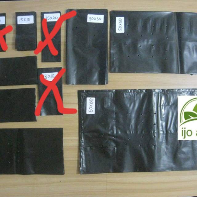 POLYBAG TANAMAN BERMACAM UKURAN, KILOAN