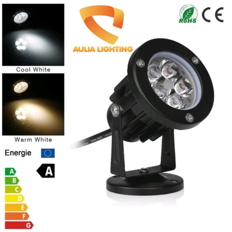 LAMPU LED SOROT 5W 6W TAMAN TANCAP PIRINGAN TEMPEL 5 6 W WATT MATA SPOT LUKISAN DEKORASI