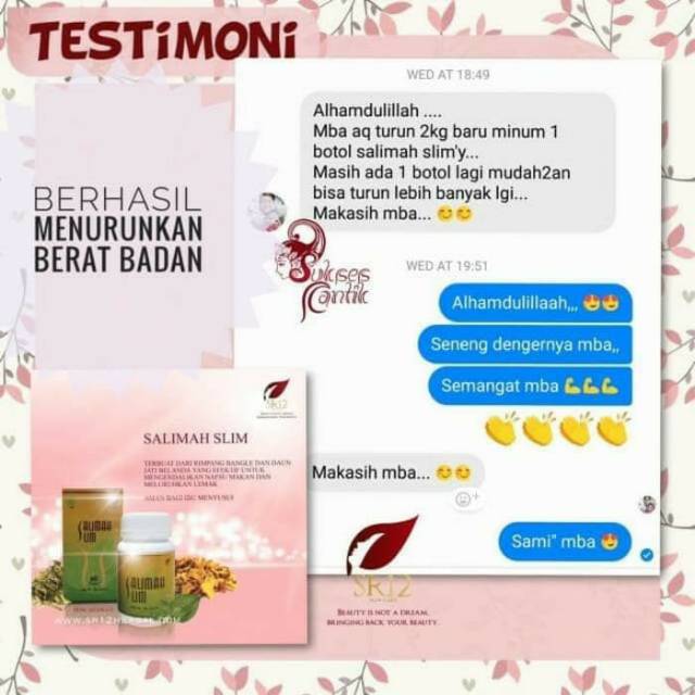 Obat diet herbal Salimah slim SR12 BPOM ORIGINAL