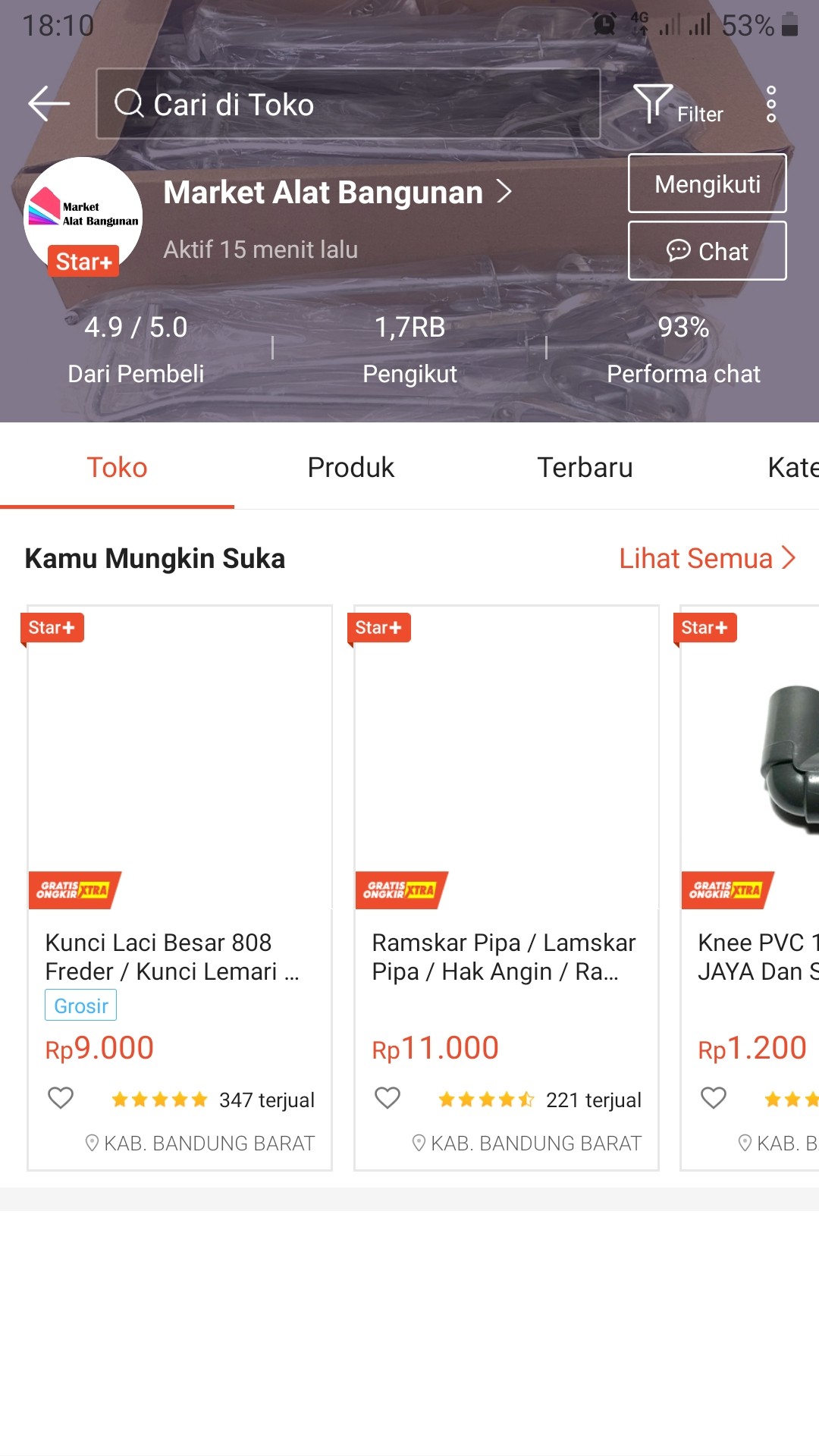 Sendok Tembok Semen Lancip 6” 6 Inci Eiffel / Sendok Aduk Semen