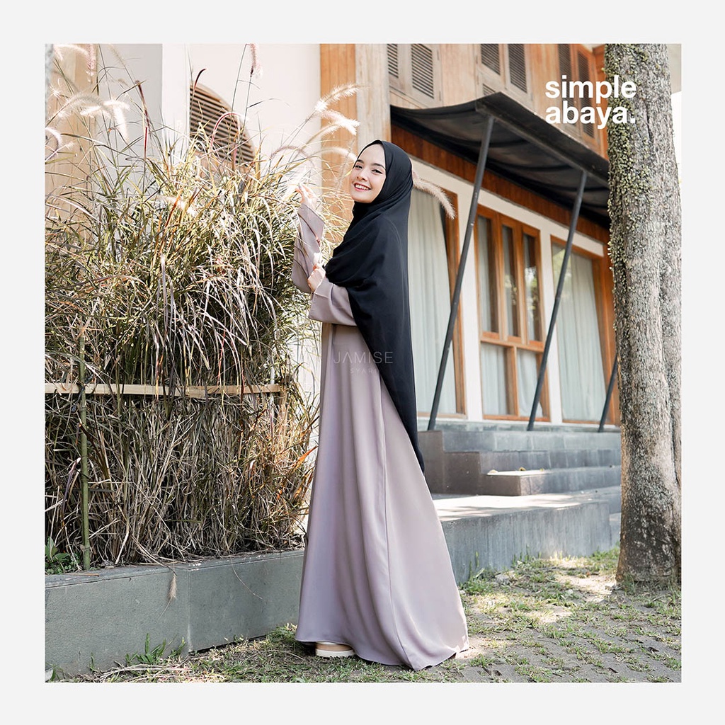 Adzkia Home  |  Shara Dress Jamise |  Abaya Remaja Jumbo Modern  | Dress Only
