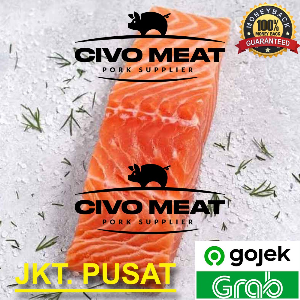 

Norwegian Salmon Fillet Portion 200g Frozen Boneless with skin - 200g
