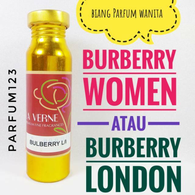 bibit parfum wanita  BUR BERRY BURBERRY WOMEN Burberry London - bulberry 100ml segel