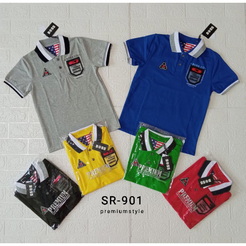 Baju Atasan Kerah/Wangky Anak Laki Laki Usia 1 - 6th, Boss. co - 901