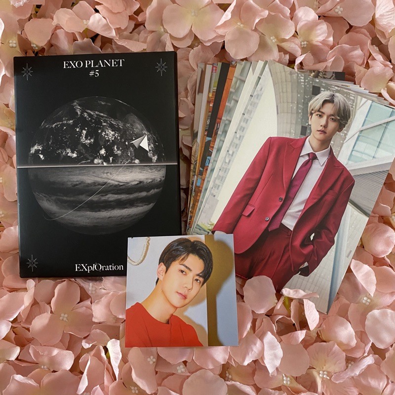 EXO EXPLORATION POSTCARD SET + SEHUN COLLECT BOOK POSTCARD