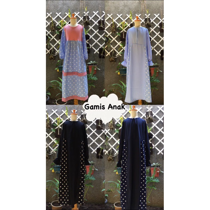 Gamis Anak Polkadot by FAP Hijab