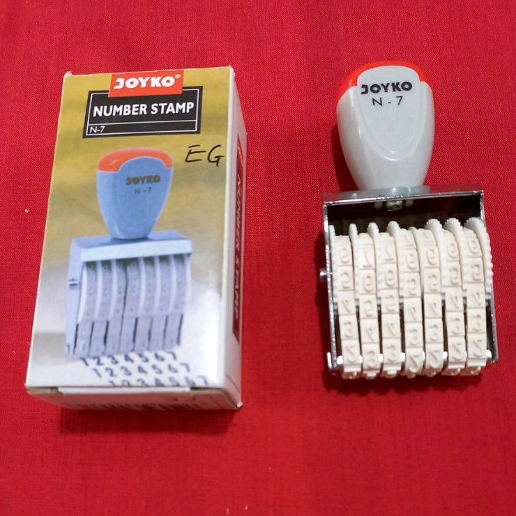 

Joyko Stempel Angka 7 digit (N-7)
