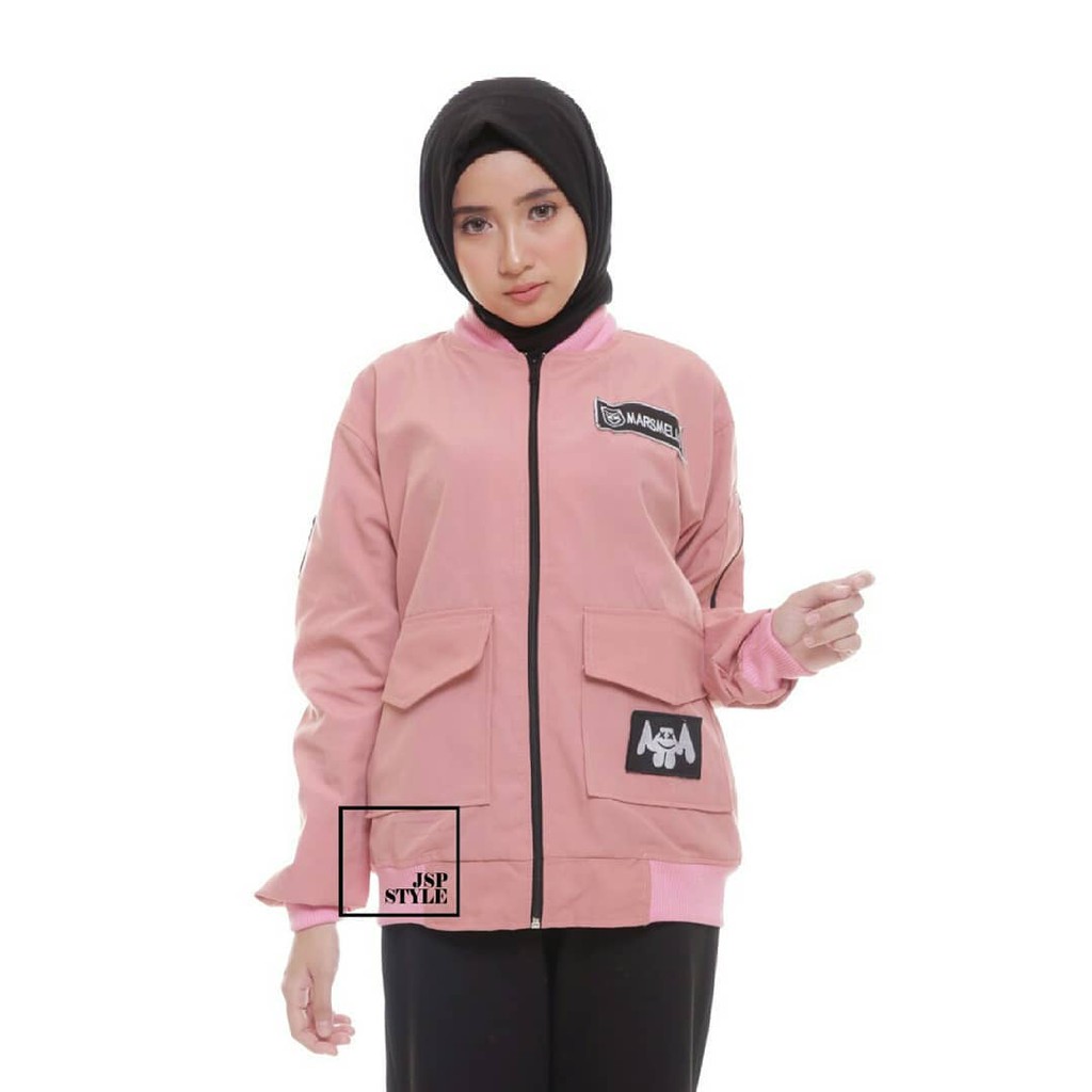 marshmellow bomber jaket murah wanita I tanah abang 