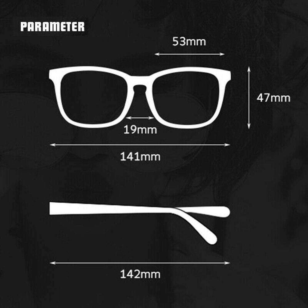 Kacamata Unisex Populer Eyewear Anti UV Transparan Len Anti Blue Rays Glasses