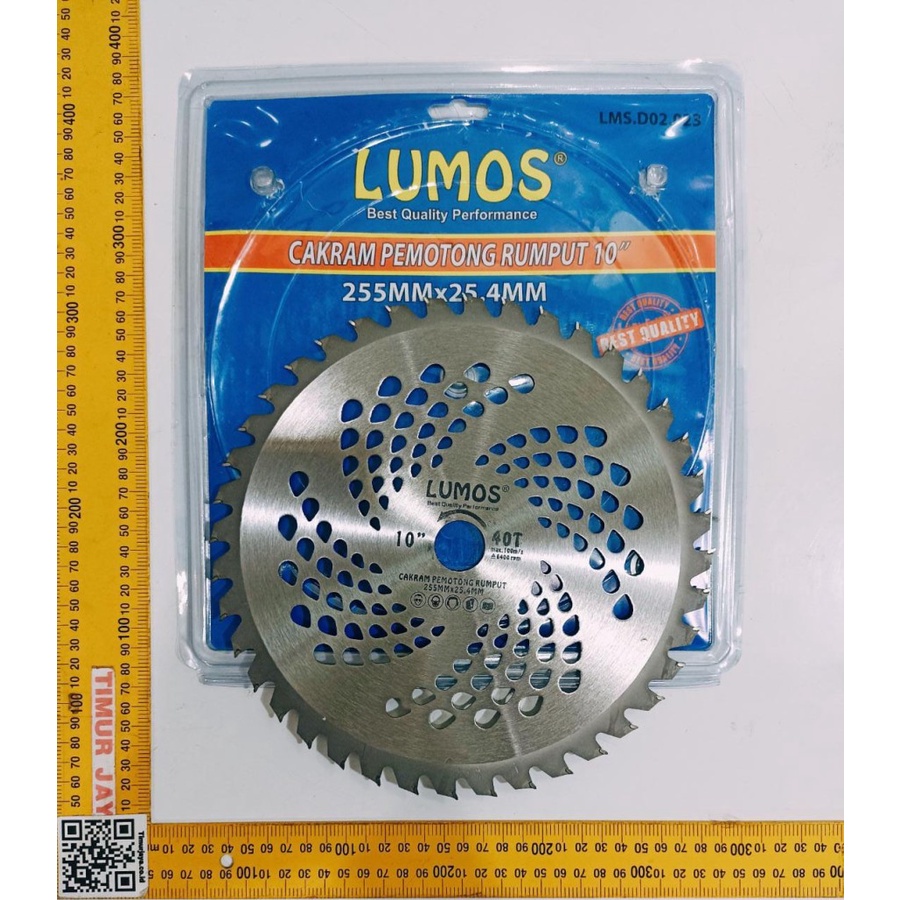 LUMOS Cakram Pemotong Rumput 10 inch Pisau Potong 40T gendong