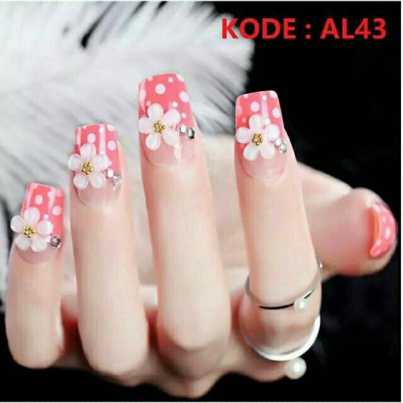 BSM.Medan Kuku palsu 3D / wedding fake nails- Part 7