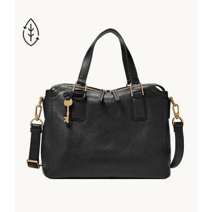 f o s s i l jacqueline satchel black