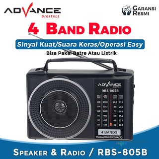 Advance Radio Multifungsi, Radio Fm Full-band, Pemutar Portabel Rumah Luar Ruangan RBS805 B