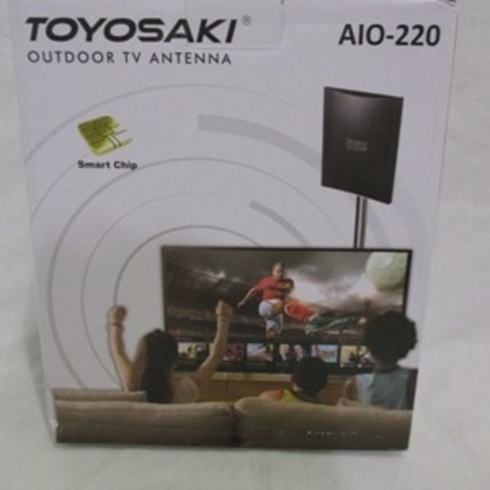 TOYOSAKI ANTENA TV OUTDOOR INDOOR AIO-220 AIO 220 + KABEL 10 METER