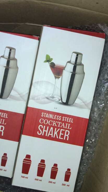 Cocktail Shaker Botol Shaker 750ml Pengocok Minuman Stainless Steel