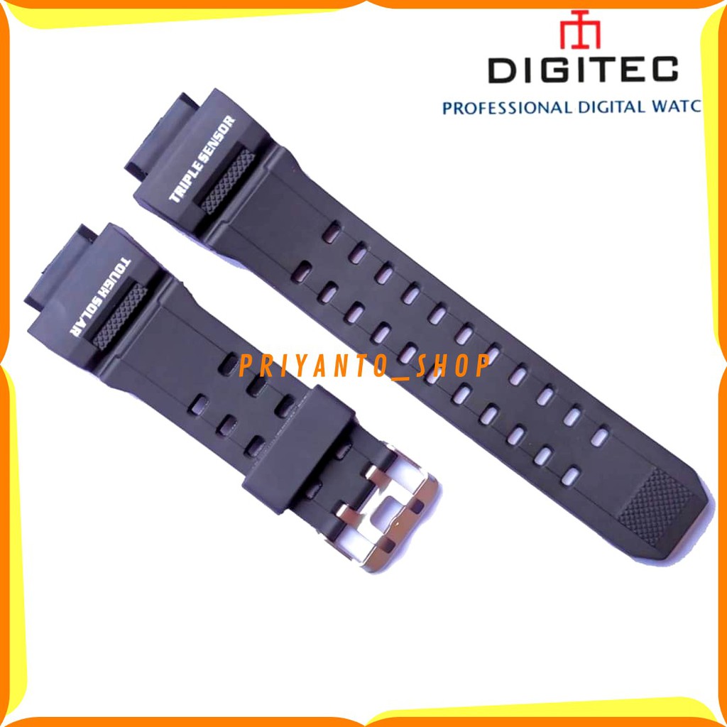 Strap Tali digitec DG 2131T Tali jam tangan Digitec 2131 Hitam