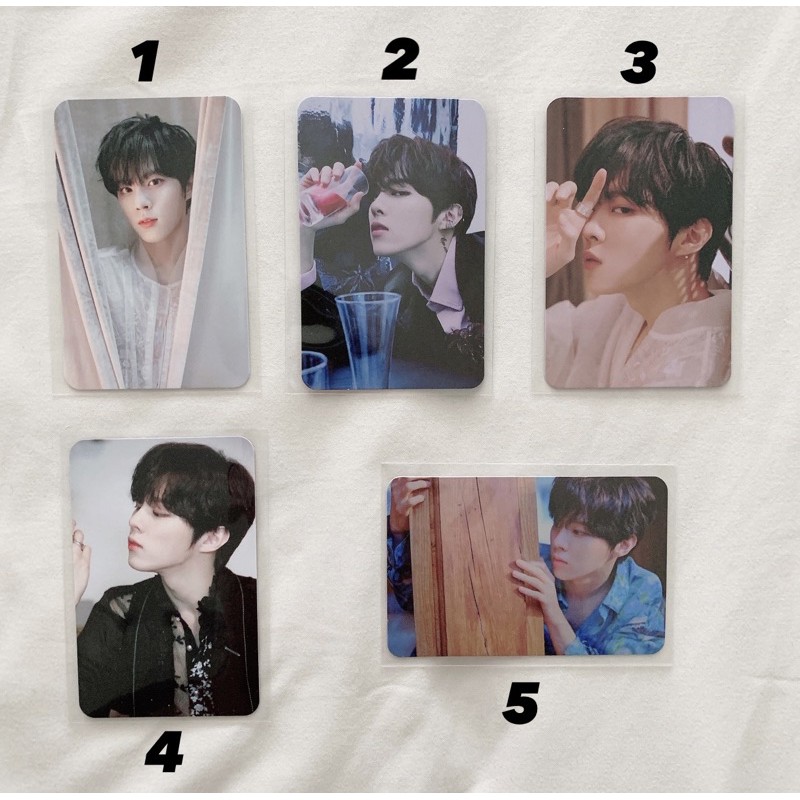 PHOTOCARD KIM WOOSEOK PC WOOSEOK ALBUM GREED