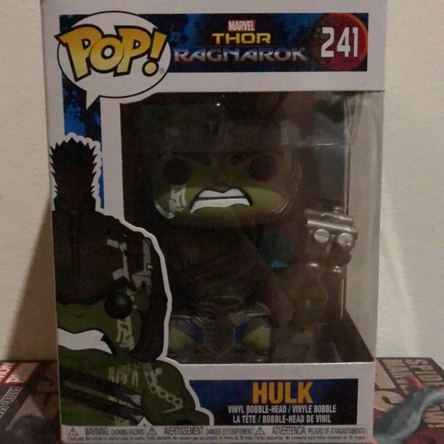 Funko Pop Hulk Thor Ragnarok Bobble Head