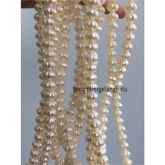 Mutiara Sintetis BAKPAO 8MM WHITE PEARL TULANG manik aksesoris PAYET