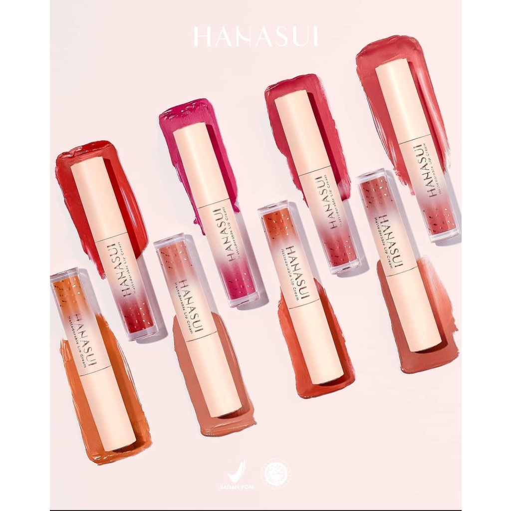 Hanasui Mattedorable Lip Cream  BOBA EDITION | Matte Dorable LipCream Lipstick Cair Mate Hanasui