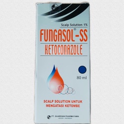 FUNGASOL SS 1% 80 ML  SHAMPO - Sampo Anti Ketombe Jamur Dermatitis Seboroik