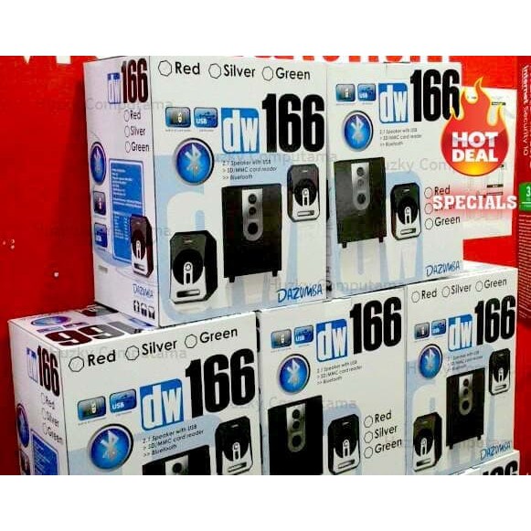 Speaker Aktif Dazumba DW 166 G - With Bluetooth,USB/SD Card/AUX - IN