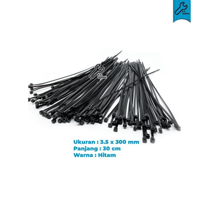 

best produk] Kabel ties Cable tie EKONOMIS 30CM isi 100pcs MURAH