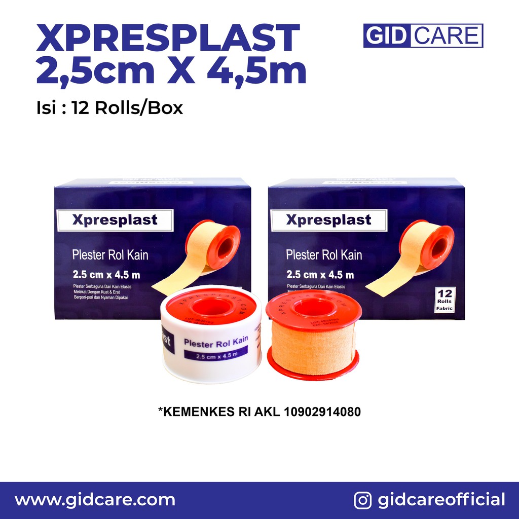 Jual Plester Rol Kain / Plester Luka First Aid 2.5cm x 4.5m ...