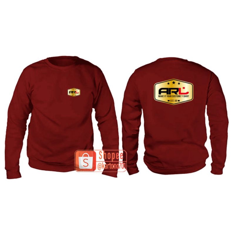 CUSTOM SWEATER / Babyterry Cotton / SABLON DTF / A7 Dan A4