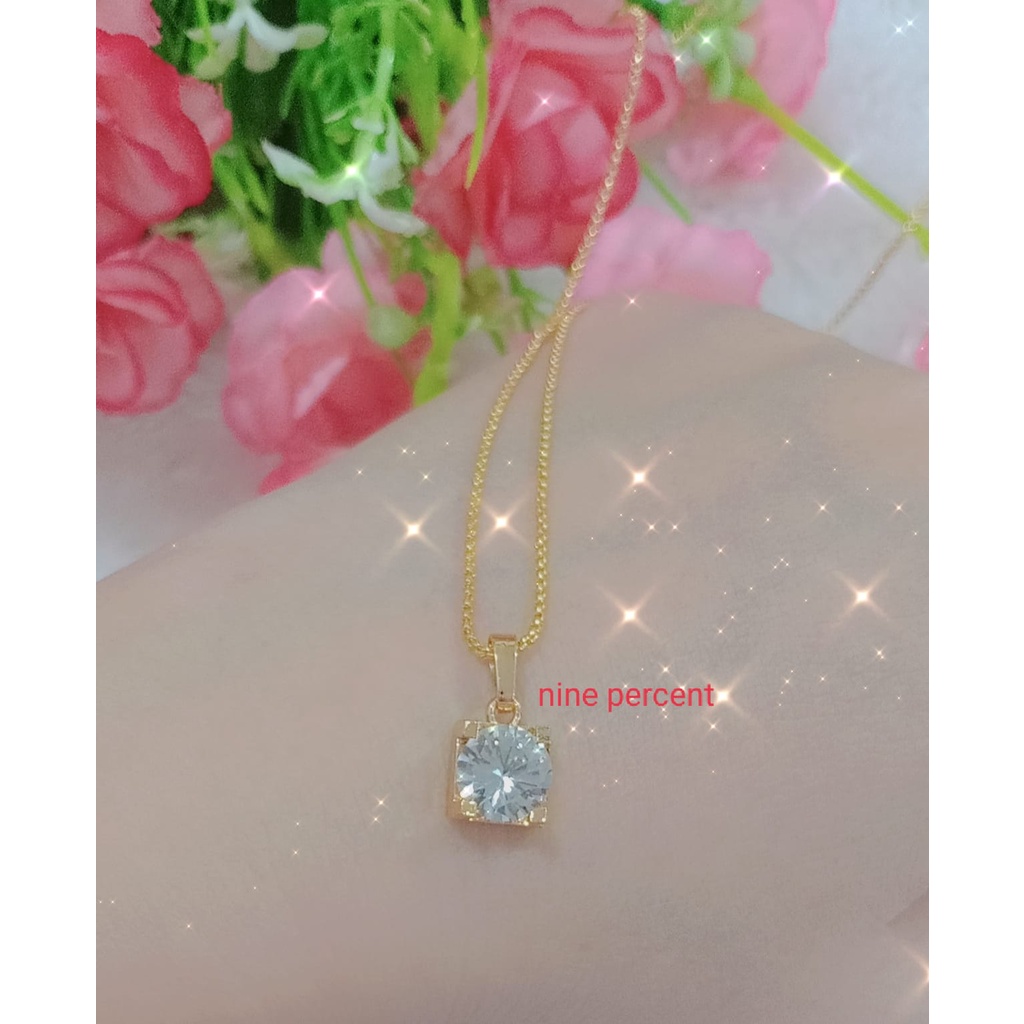 New, kalung Swaroski perhiasan wanita