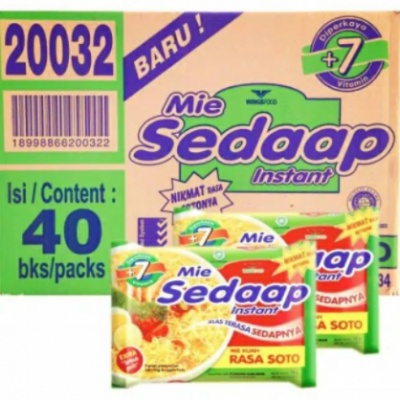 

Mie sedaap sedap kuah soto 1 karton dus isi 40 pcs - Sembako Jogja