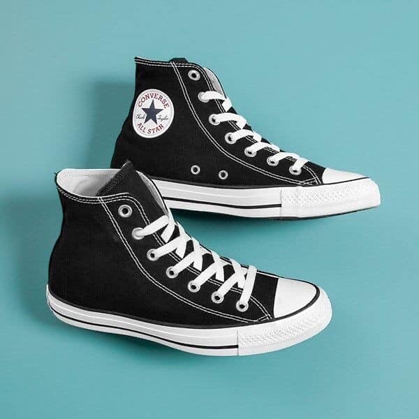 Sepatu Converse Impor Vietnam Allstar Classic Black White Sneakers Sekolah Kerja Traning Pria Wanita