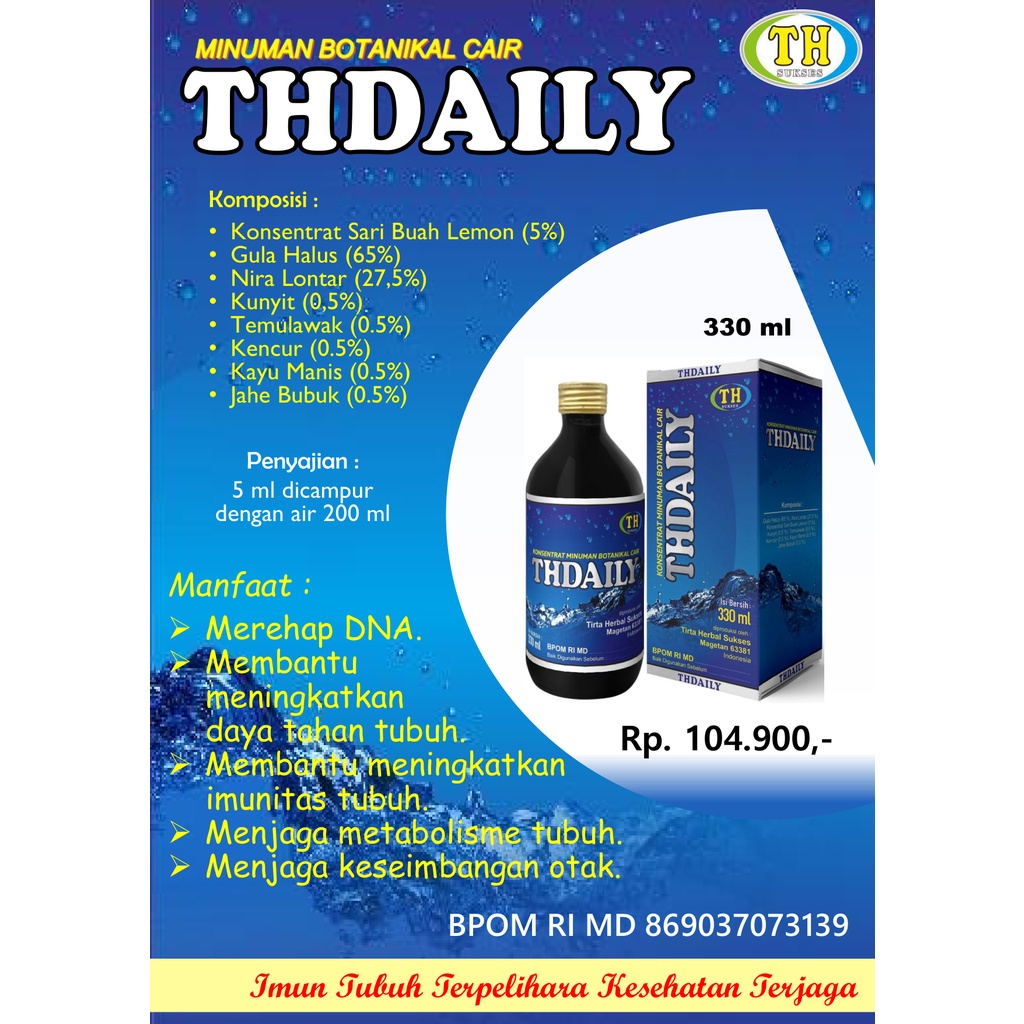 Bioth - Bio Premium 500 Ml / TH Daily 330 Ml (NEW KEMASAN)