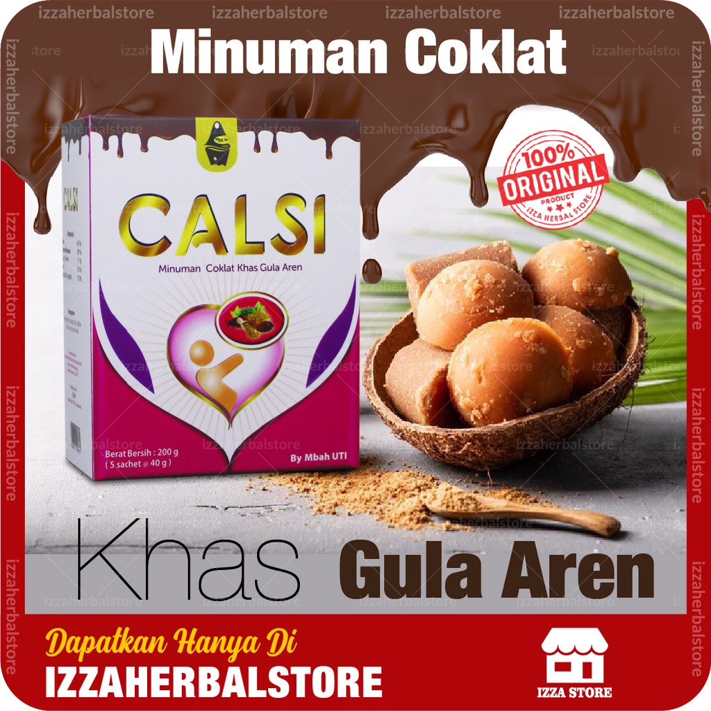 CALSI Minuman Coklat Khas Gula Aren 200gr Membantu Mengatasi Stroke Menahun Pilihan TERBAIK