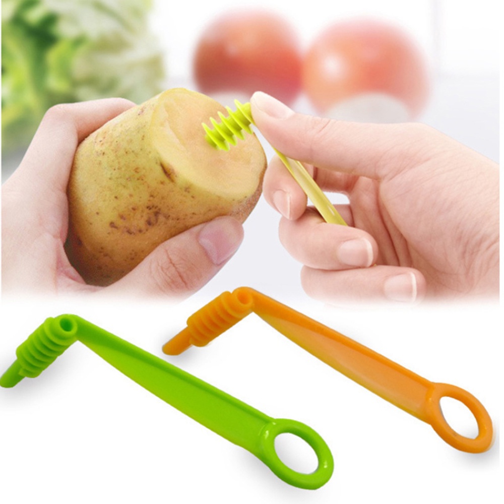 【COD Tangding】1PC Multifunctional Vegetable Cutter Creative Potato/cucumber Chipper Dinner Plate Decoration Tools