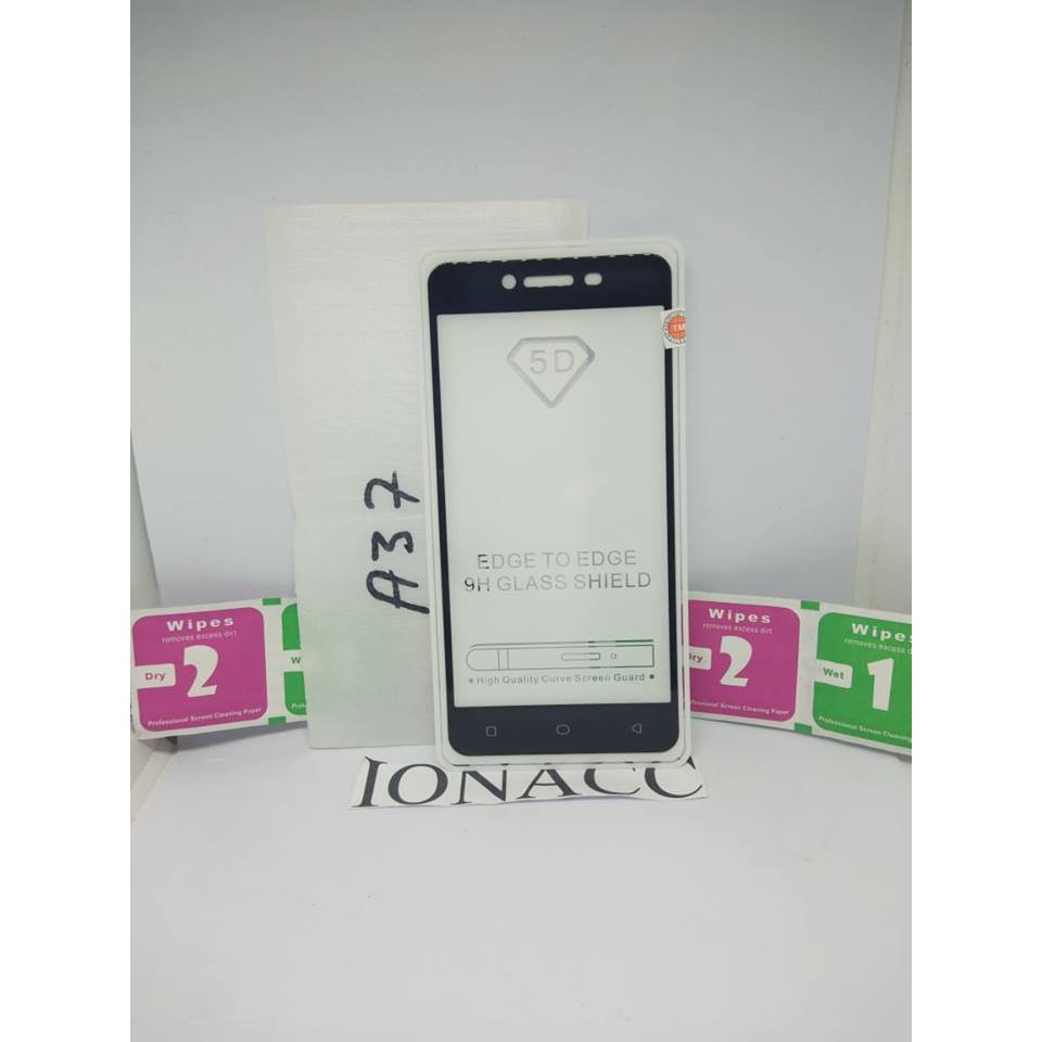 TEMPERED GLASS FULL HD OPPO A37 NEO9 ANTI GORES KACA FULL LEM -COVER