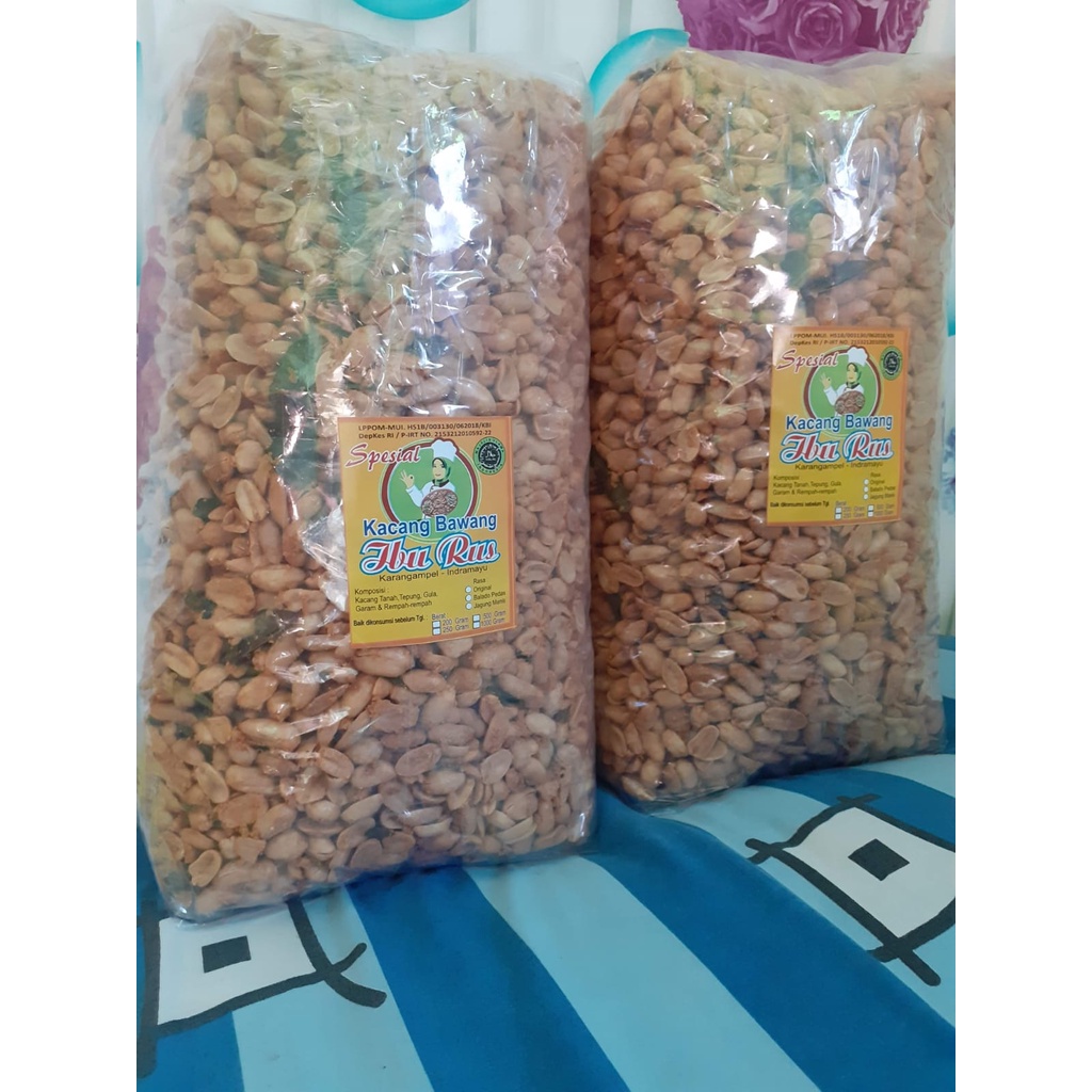 

Kacang Ibu Rus Kacang Bawang Goreng Kualitas Super 1kg Asli Indramayu