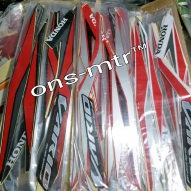 Striping body stiker vario 125 finl led 2018