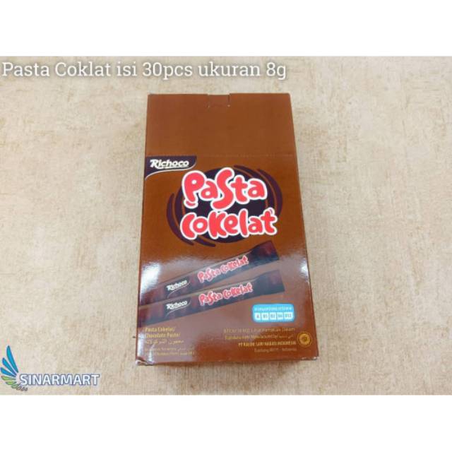 

RICHOCO NABATI PASTA COKLAT 8 GRAM PACK / BOX