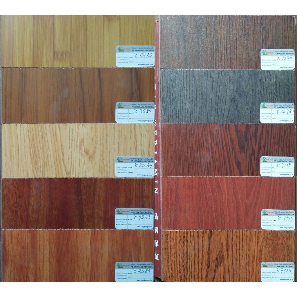 Lantai Parket Laminate Parket Kangbang tebal 8 mm Harga Perbox