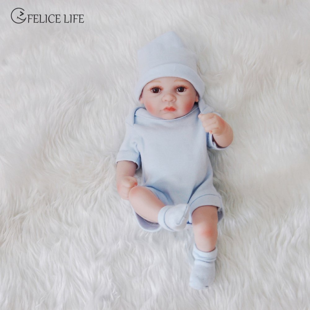 Mainan Boneka Bayi Perempuan Reborn Realistis Bahan Vinyl Lembut Untuk Anak Perempuan 3 Tahun