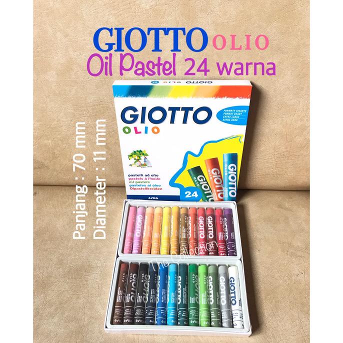 

Atk0662Gt 24 Warna Giotto Olio Oil Pastel 293100 Crayon