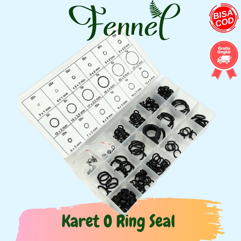 Karet Sil Rubber O Ring Seal 225 PCS