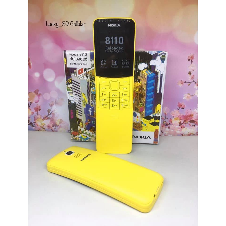 NOKIA PISANG 8110 DUAL SIM HP MURAH GARANSI 1 BULAN