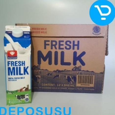 

PROMO Susu Segar Freshmilk DIAMOND 1KARTON / 12 PCS Fresh Milk