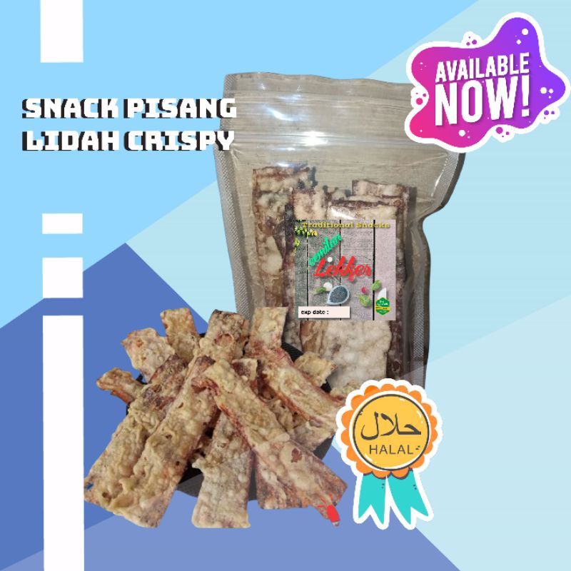 

CEMILAN SNACK SALE PISANG LIDAH KRIUK MANIS