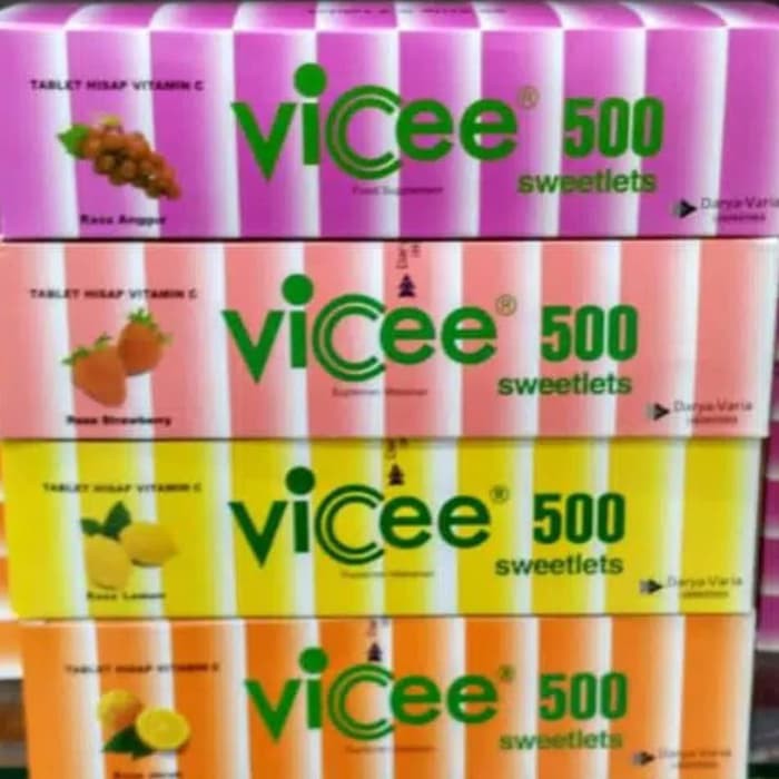 Vicee 500 mg Sweetless Vitamin C 1 BOX