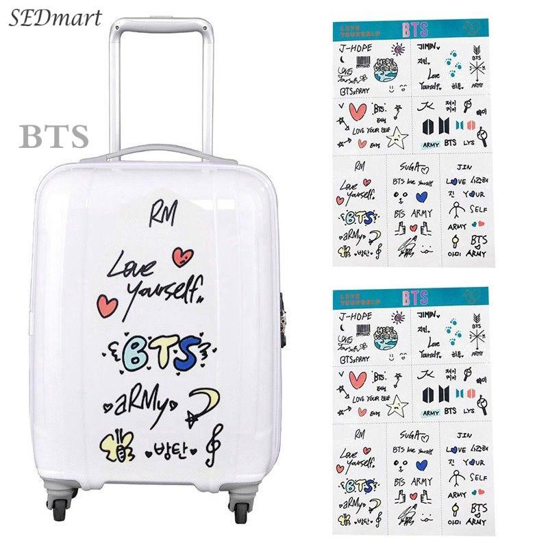  Stiker  KPOP Motif BTS  untuk  Handphone Notebook Laptop 