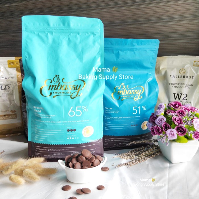 

tulip easy melt couverture chocolate button 65% oceanic 2.,5 kg tokomaju1625