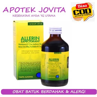 ALLERIN EXPECTORANT OBAT BATUK BERDAHAK DI SERTAI ALERGI ANAK DAN DEWASA